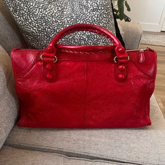 Balenciaga Motocross Giant Covered Brogues Work Le City Bag - Picture 2 of 12